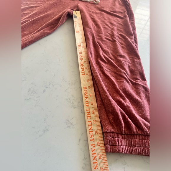 MADEWELL Skyterry Easygoing Joggers Sweatpants XXL Burnt Orange Ginger Coral - Picture 2 of 8
